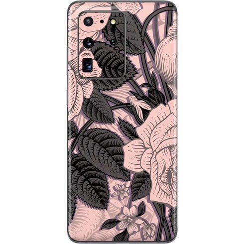 Rose Quartz Floral Galaxy S20 Ultra 5G Skin