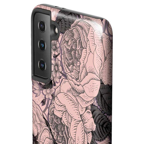 Rose Quartz Floral Galaxy S21 Plus 5G Pro Case