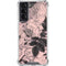Rose Quartz Floral Galaxy S22 Clear Case