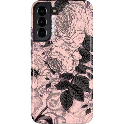 Rose Quartz Floral Galaxy S22 Plus Pro Case