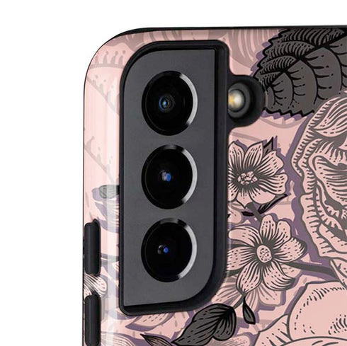 Rose Quartz Floral Galaxy S22 Plus Pro Case