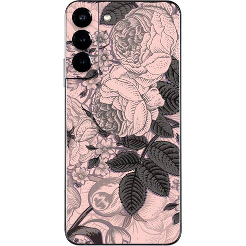 Rose Quartz Floral Galaxy S22 Plus Skin