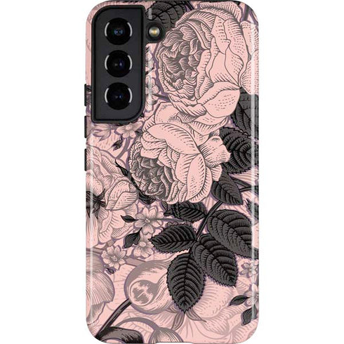 Rose Quartz Floral Galaxy S22 Pro Case