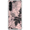 Rose Quartz Floral Galaxy S23 Clear Case