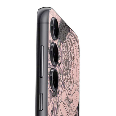 Rose Quartz Floral Galaxy S23 FE Skin