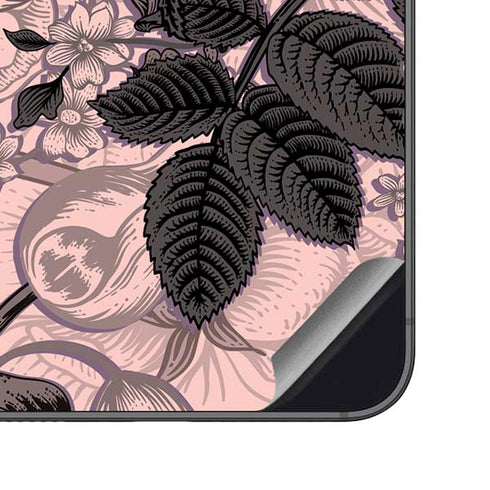 Rose Quartz Floral Galaxy S23 FE Skin