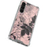 Rose Quartz Floral Galaxy S23 Plus Clear Case