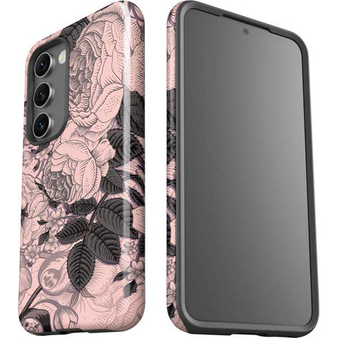 Rose Quartz Floral Galaxy S23 Plus Pro Case