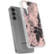 Rose Quartz Floral Galaxy S24 Plus Clear Case