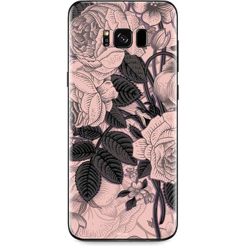 Rose Quartz Floral Galaxy S8 Plus Skin