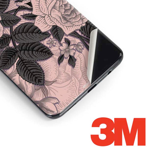Rose Quartz Floral Galaxy S9 Plus Skin
