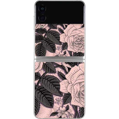 Rose Quartz Floral Galaxy Z Flip3 5G Skin