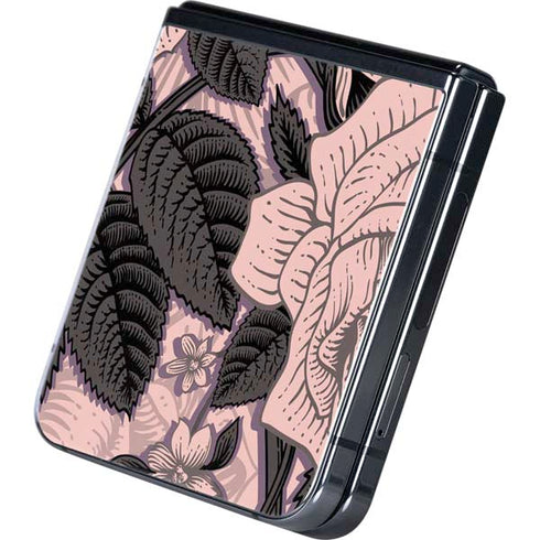 Rose Quartz Floral Galaxy Z Flip5 5G Skin