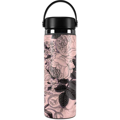 Rose Quartz Floral Hydro Flask 20oz Wide Mouth Skin