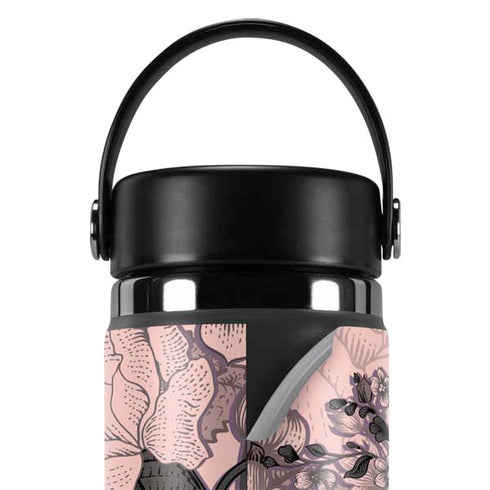 Rose Quartz Floral Hydro Flask 20oz Wide Mouth Skin