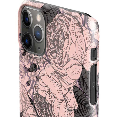 Rose Quartz Floral iPhone 11 Pro Max Lite Case