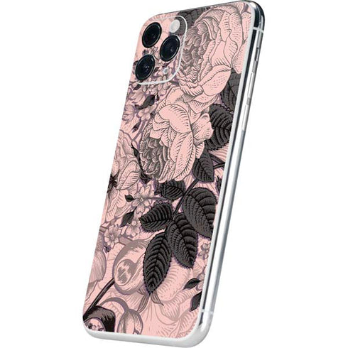 Rose Quartz Floral iPhone 11 Pro Skin