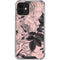 Rose Quartz Floral iPhone 12 Clear Case