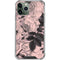 Rose Quartz Floral iPhone 12 Pro Clear Case