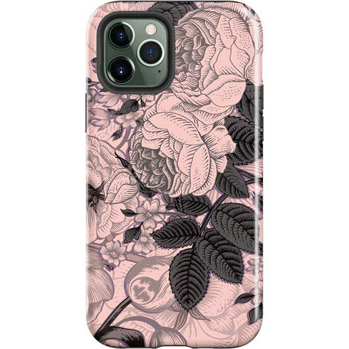 Rose Quartz Floral iPhone 12 Pro Max Impact Case