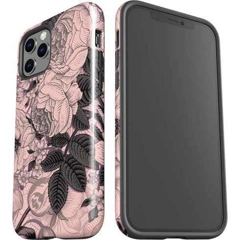 Rose Quartz Floral iPhone 12 Pro Max Impact Case