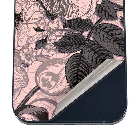 Rose Quartz Floral iPhone 12 Skin
