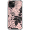 Rose Quartz Floral iPhone 13 Clear Case