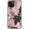 Rose Quartz Floral iPhone 13 Mini Clear Case