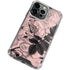 Rose Quartz Floral iPhone 13 Pro Clear Case