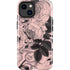 Rose Quartz Floral iPhone 15 Plus Impact Case