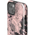 Rose Quartz Floral iPhone 14 Plus Impact Case