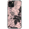 Rose Quartz Floral iPhone 14 Plus Clear Case