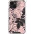 Rose Quartz Floral iPhone 14 Plus Clear Case