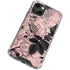 Rose Quartz Floral iPhone 14 Plus Clear Case