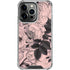 Rose Quartz Floral iPhone 15 Pro Clear Case