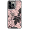 Rose Quartz Floral iPhone 14 Pro Clear Case