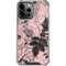 Rose Quartz Floral iPhone 15 Pro Max Clear Case