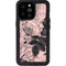 Rose Quartz Floral iPhone 14 Pro Max Waterproof Case
