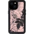 Rose Quartz Floral iPhone 15 Waterproof Case