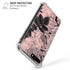 Rose Quartz Floral iPhone 7/8 Plus Clear Case