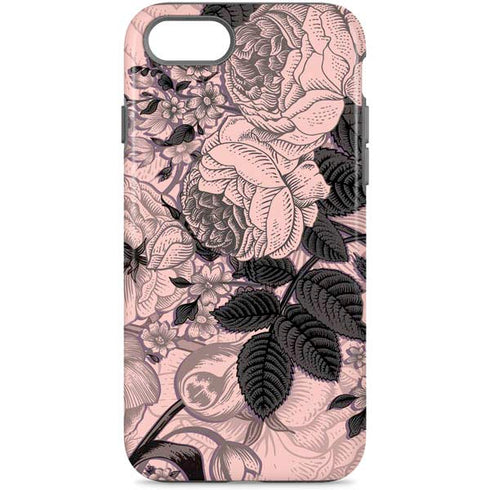 Rose Quartz Floral iPhone 8 Pro Case