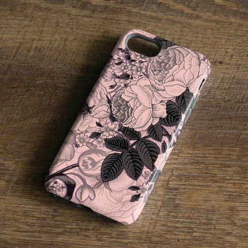 Rose Quartz Floral iPhone 8 Pro Case