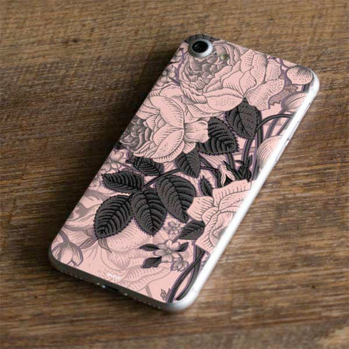 Rose Quartz Floral iPhone 8 Skin