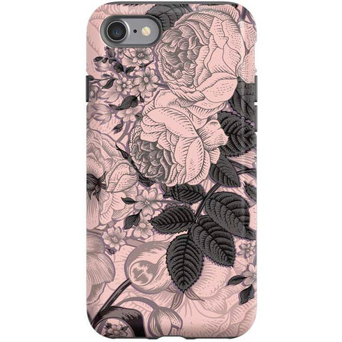 Rose Quartz Floral iPhone SE (2nd & 3rd Gen) Pro Case