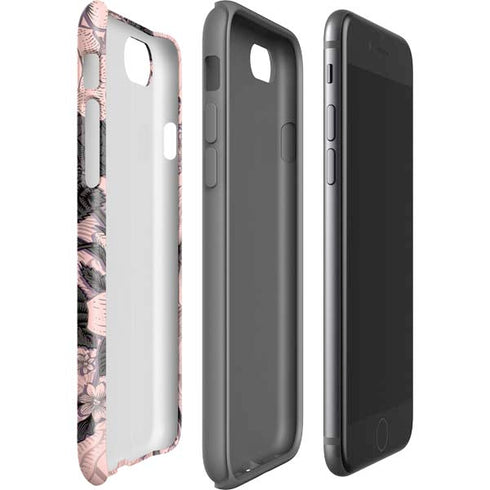 Rose Quartz Floral iPhone SE (2nd & 3rd Gen) Pro Case