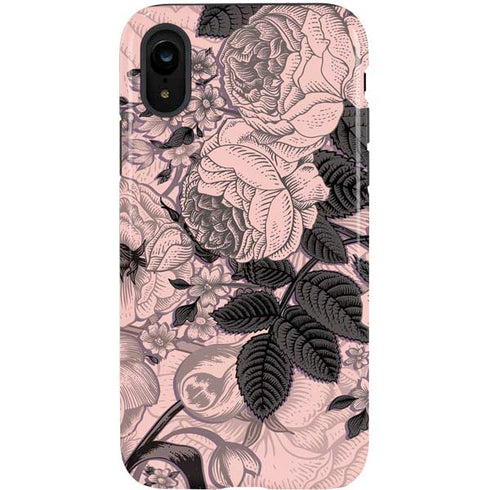 Rose Quartz Floral iPhone XR Pro Case