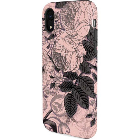 Rose Quartz Floral iPhone XR Pro Case