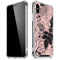 Rose Quartz Floral iPhone XS Max Clear Case