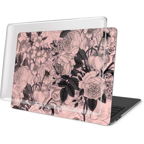 Rose Quartz Floral MacBook Pro 15in (2016-19) Case plus Skin