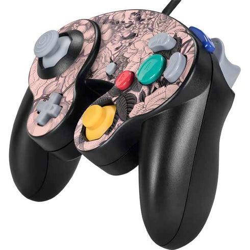 Rose Quartz Floral Nintendo GameCube Controller Skin